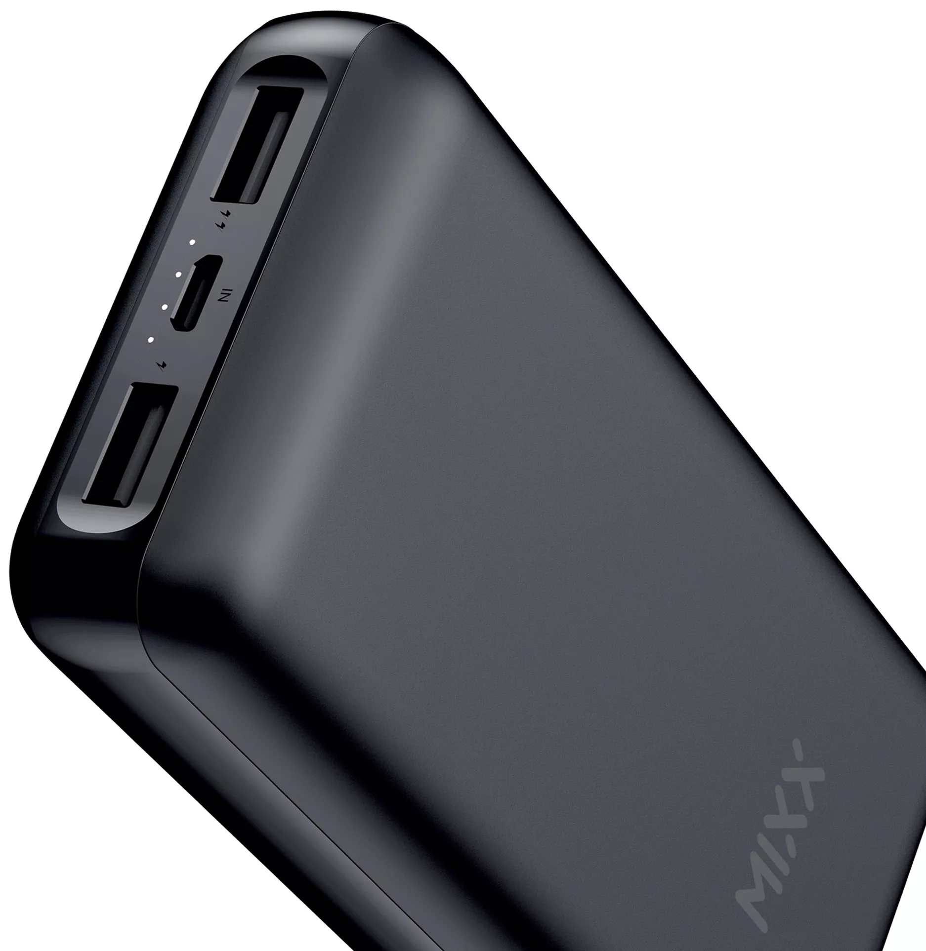 Mixx Power-UP 8 20,000 mAH Powerbank Black 2 Port