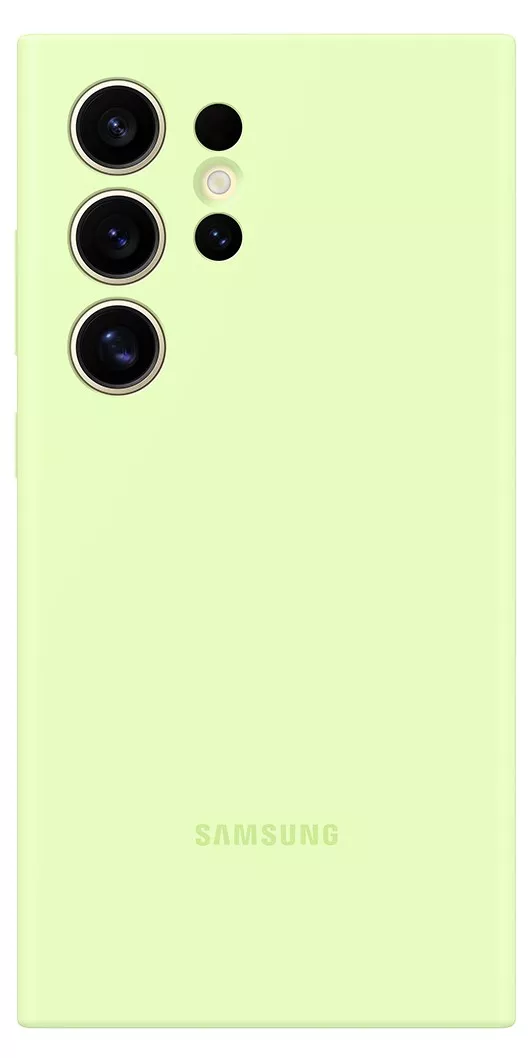 Samsung S24 Ultra Silicone Case Light Green