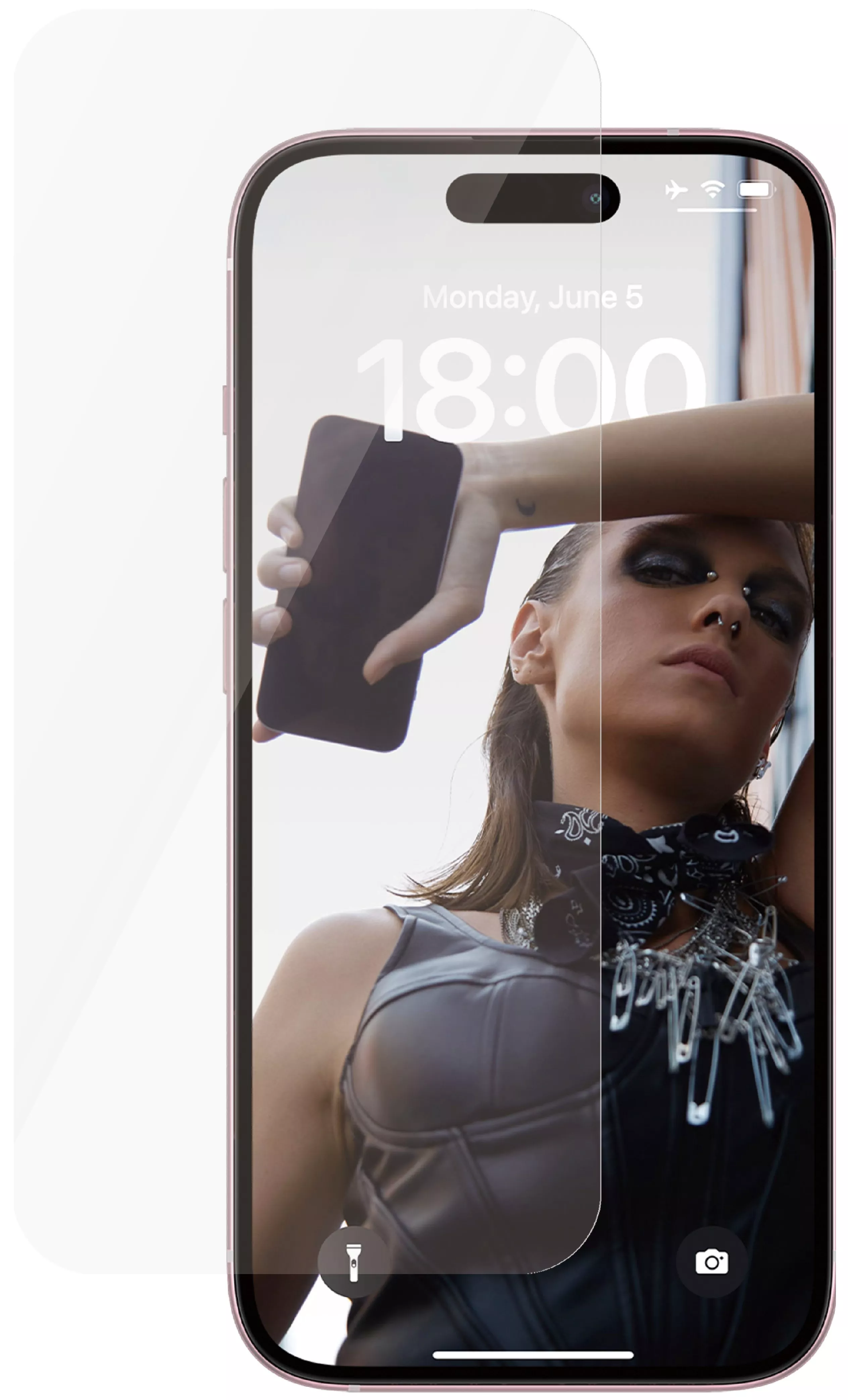 SAFE by PanzerGlass Screen Protector iPhone 15 Ultra-Wide Fit
