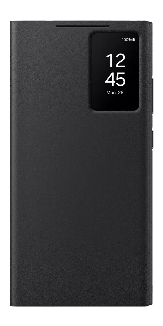 Samsung S24 Ultra Smart view wallet Case Black